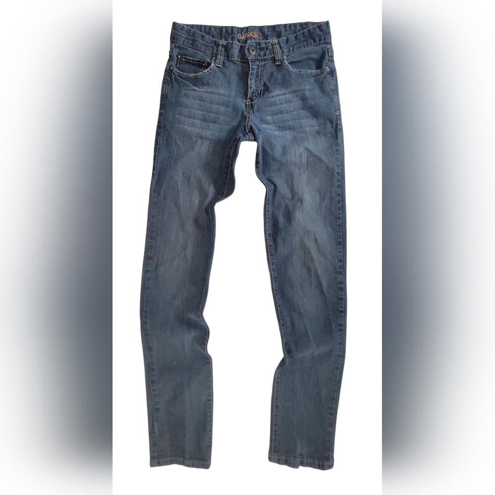 Carbon Mens Blue Jeans Size 28 x 32 Womens Medium Wash Slim Denim Pants